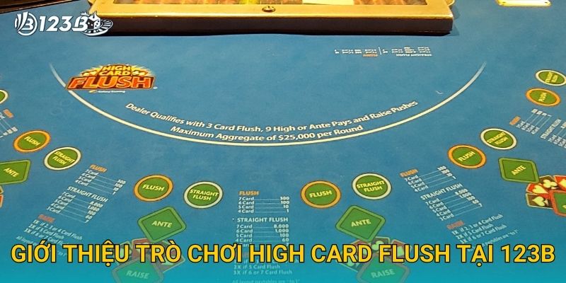 Giới thiệu trò chơi High Card Flush tại 123B